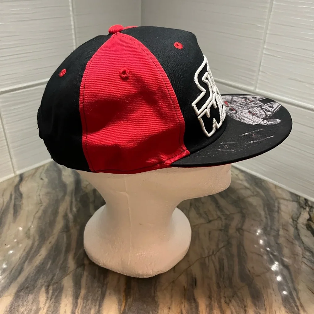 Star Wars Adjustable Red/Black Big Kids Youth Snapback Hat OS